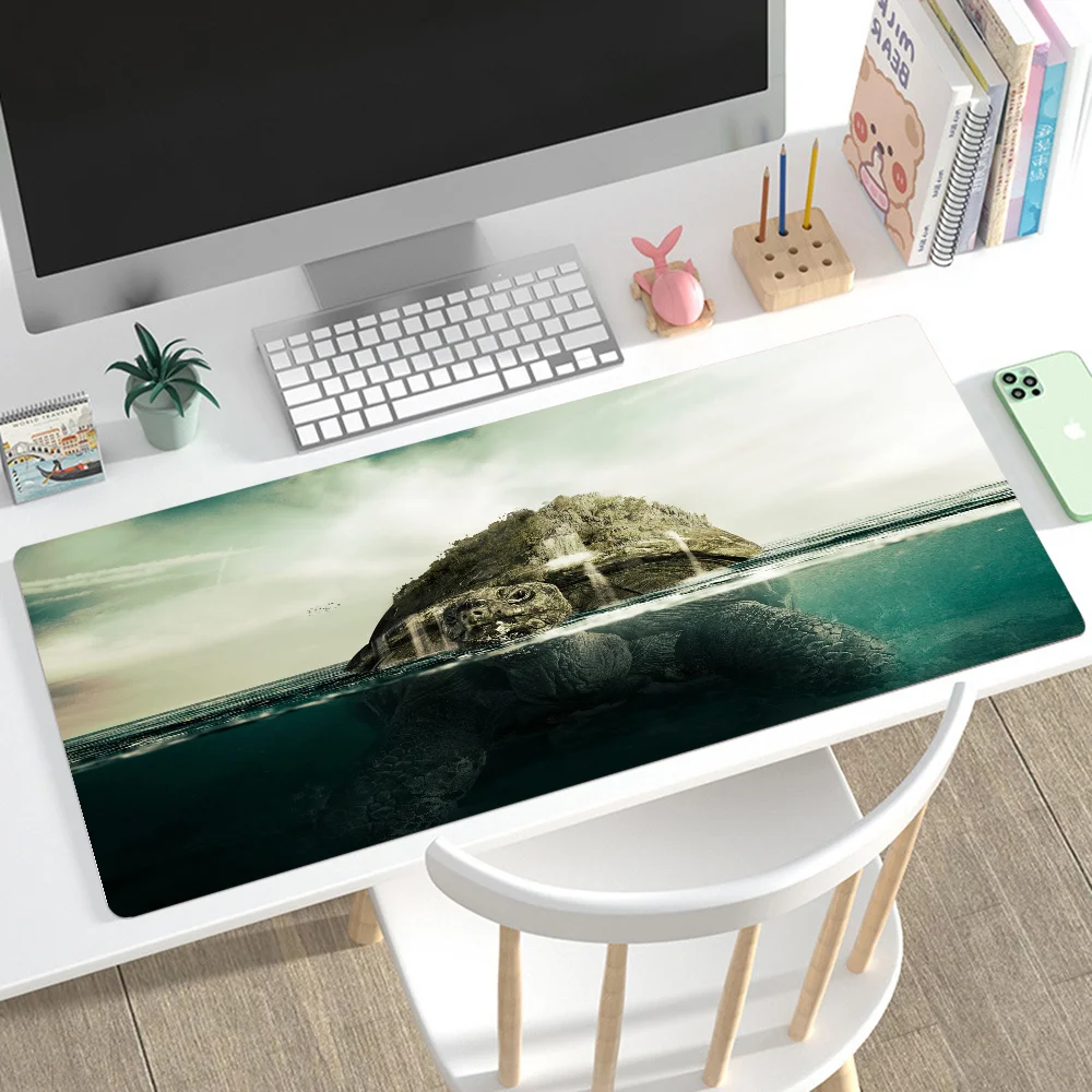 

Sea Turtle Mousepad Mouse Mat Desk Mat With Pad Gaming Accessories Prime Gaming XXL Keyboard Pad Padding Mat