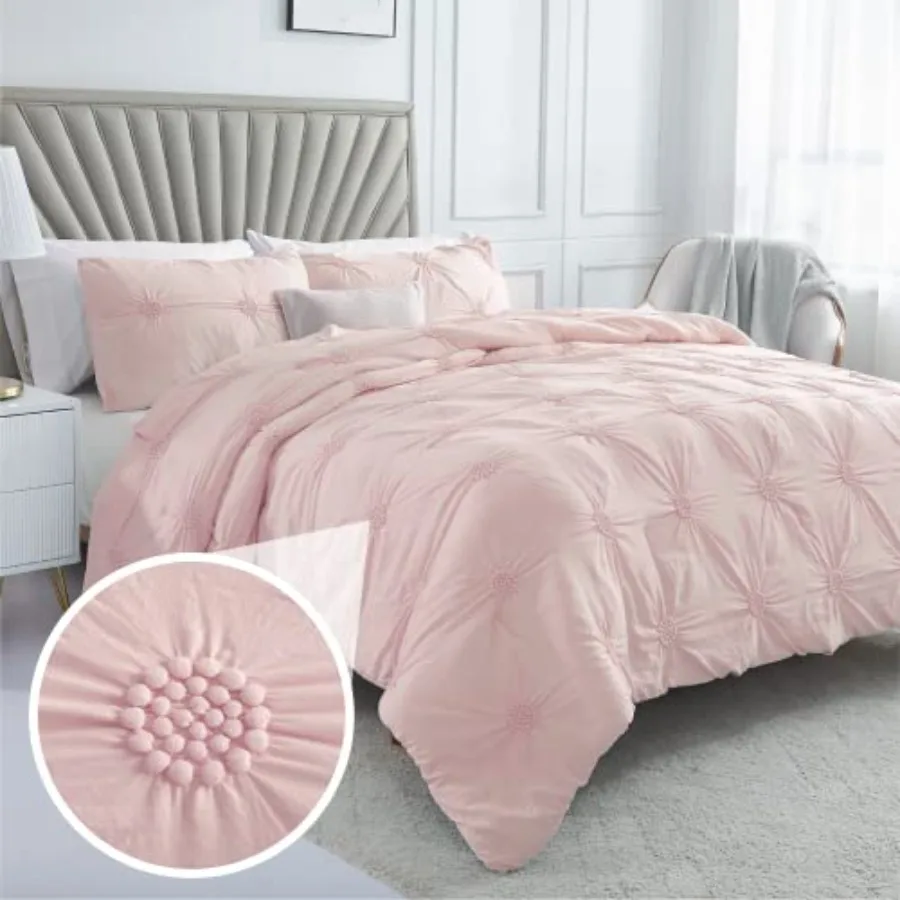 

Комплект постельного белья Twin/Twin XL Rose sh - Комплект постельного белья Pintu с рюшами - 2 предмета: одеяло и наволочка