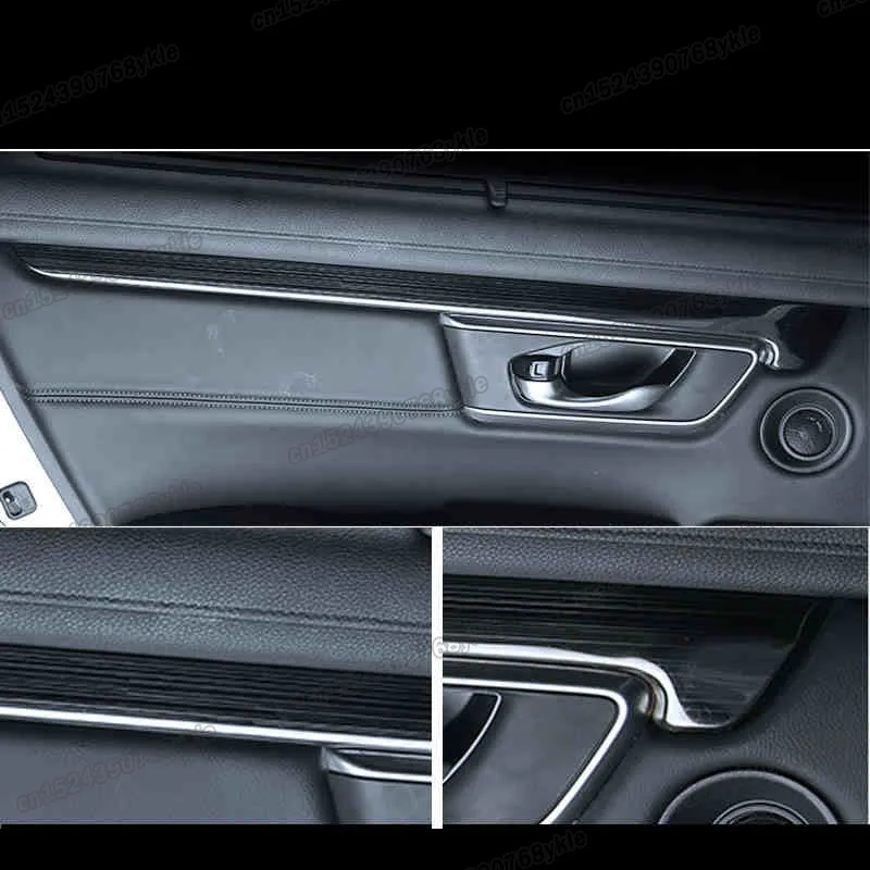 for Honda CRV CR-V Car Inner Door armrest Trims Decorative Interior Accessories Mouldings 2017 2018 2019 2020 2021 2022 2023