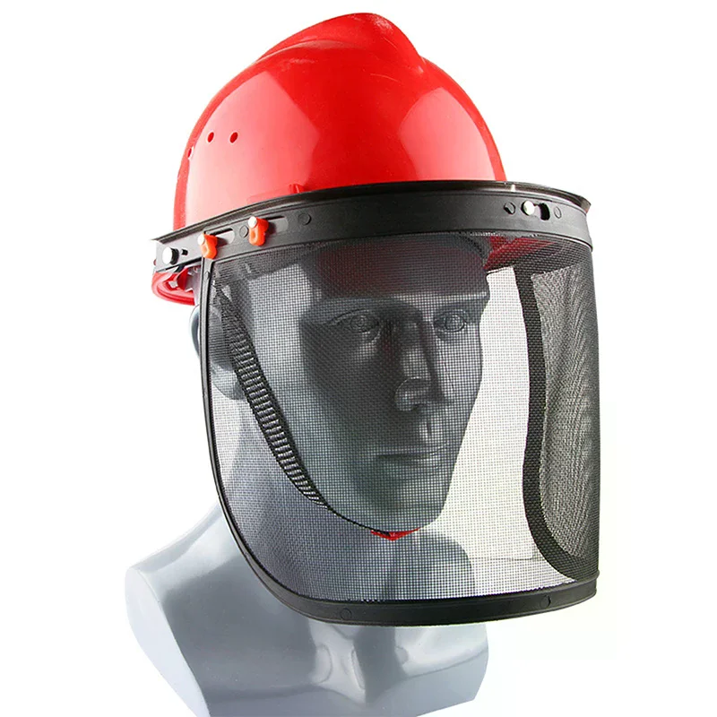 

Защитный шлем для садового триммера (1 шт.) с полнолицевой сетчатой маской для лесозаготовительных работ и расчистки кустов