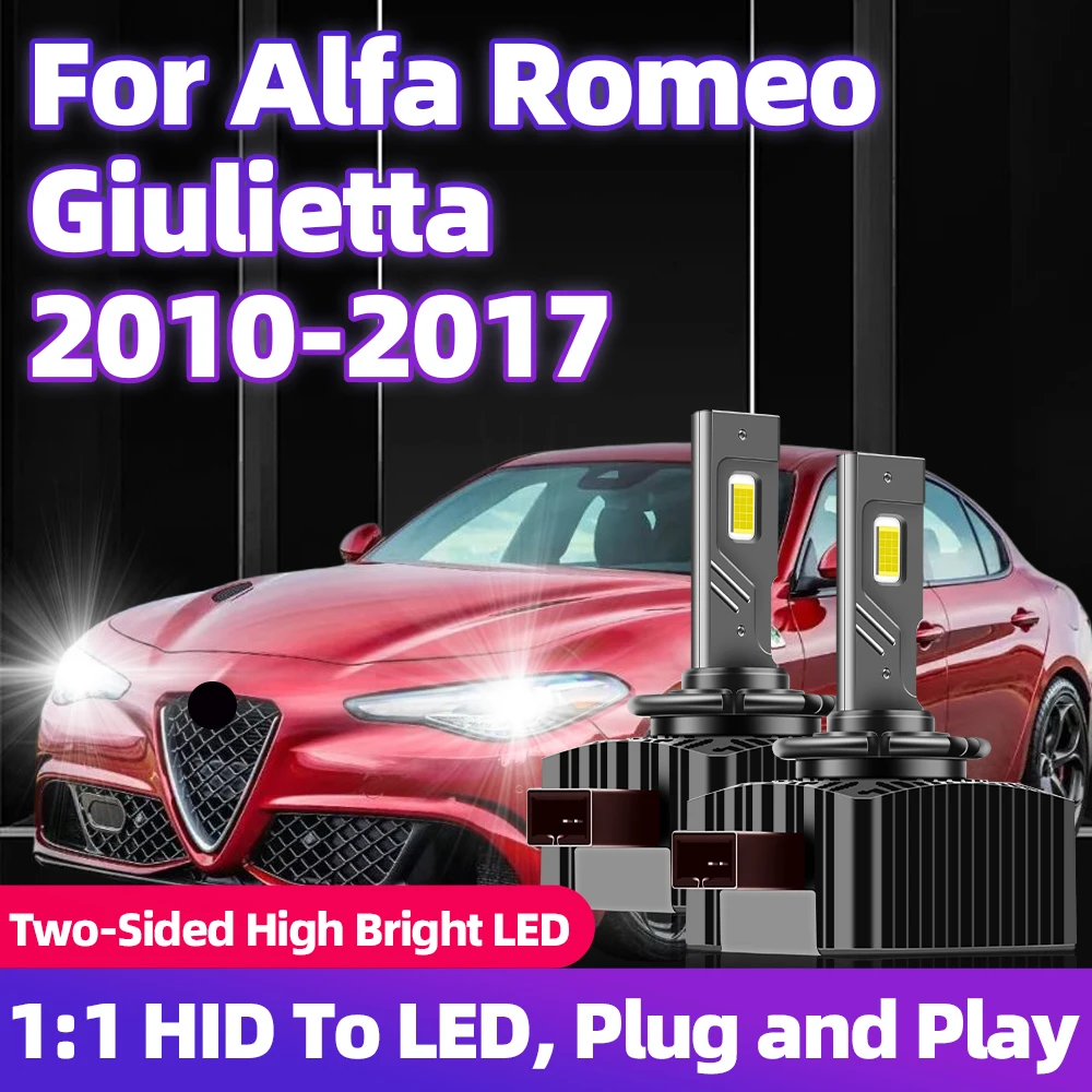 

For Alfa Romeo Giulietta 2010 2011 2012 2013 2014 2015 2016 2017 Led Headlights 1:1 HID D1S Bulb 30000LM Car Lamps Auto 3570 CSP