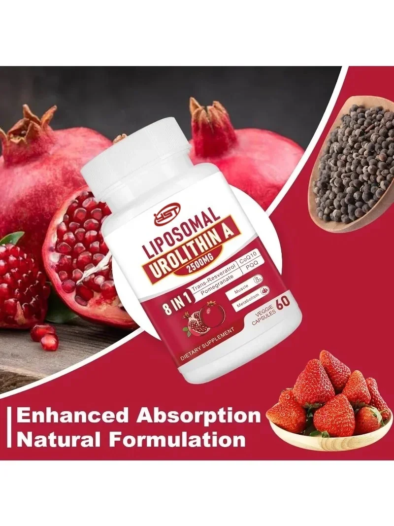 Los suplementos de urea liposomal contan resveratrol, coenzima Q10, extracto de fruta de granada y sin gluten