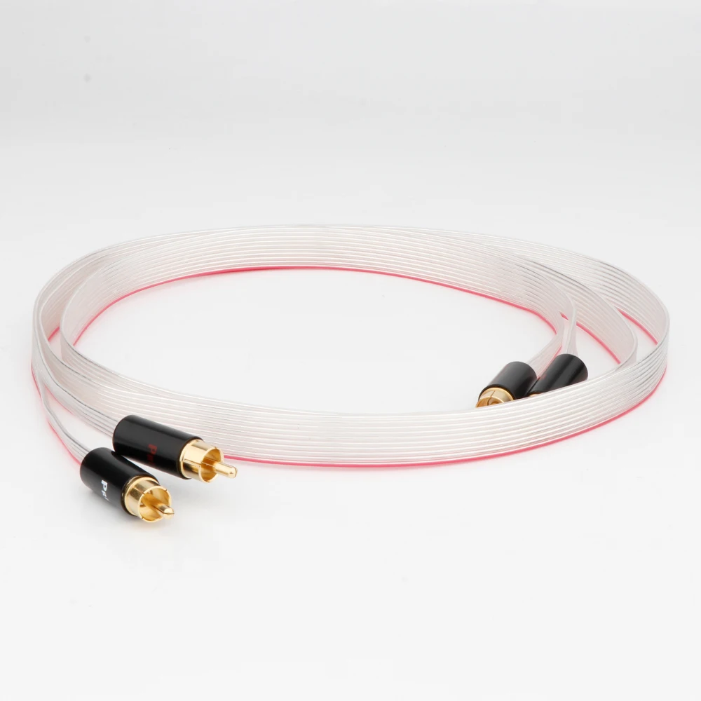Nordost Valhalla OCC Zilver Audio Signaalkabel RCA Kabel Hifi Interconnect Kabel Met Preffair Vergulde RCA Plug