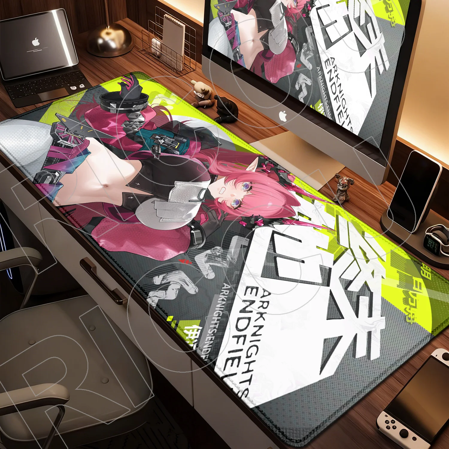 HD Printing XXL Game Anime Arknights Endfield Yvonne Mouse Pad Non-slip Rubber Gamer Computer Desk mat Laptop Office Large pads