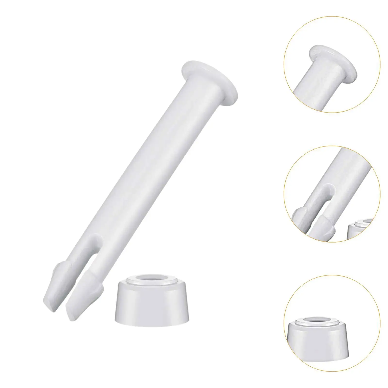 Pool Joint Pins 6cm PVC White Lock Clip for Frame Pool 28270 28272 Rectangular Structural Fitting