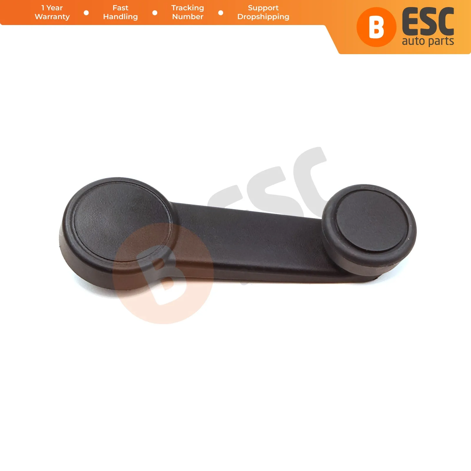 

EDP1191 Window Winder Crank Handle Left or Right Black 1041708 1067427 for Ford Transit Connect Fiesta Focus Escort Ka Puma