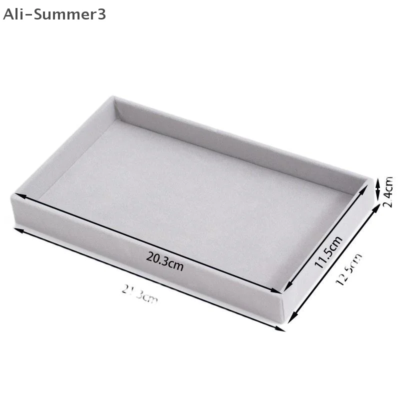 صندوق تخزين المجوهرات المخملية، أقراط وقلادة وخاتم وسوار، حامل عرض المجوهرات، صينية ذهبية للمجوهرات #6