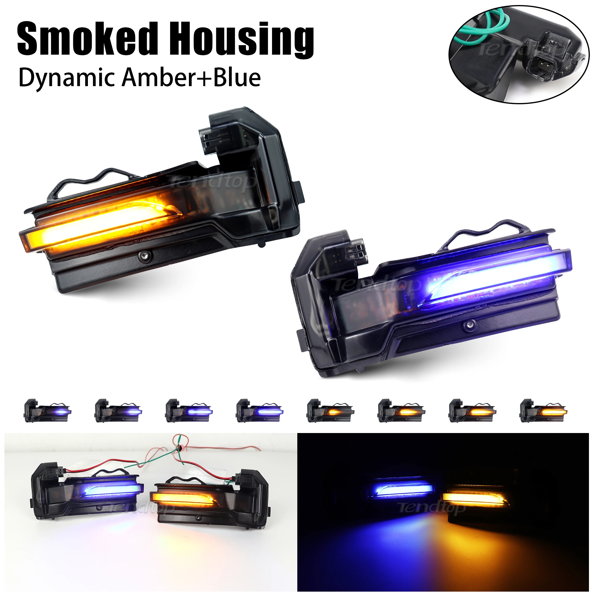For Audi Q2 2018 2019 2020 Q3 2019 2020 Dynamic Flowing Turn Signal Light LED Side Wing Rearview Mirro Indicator Blinker Lamp