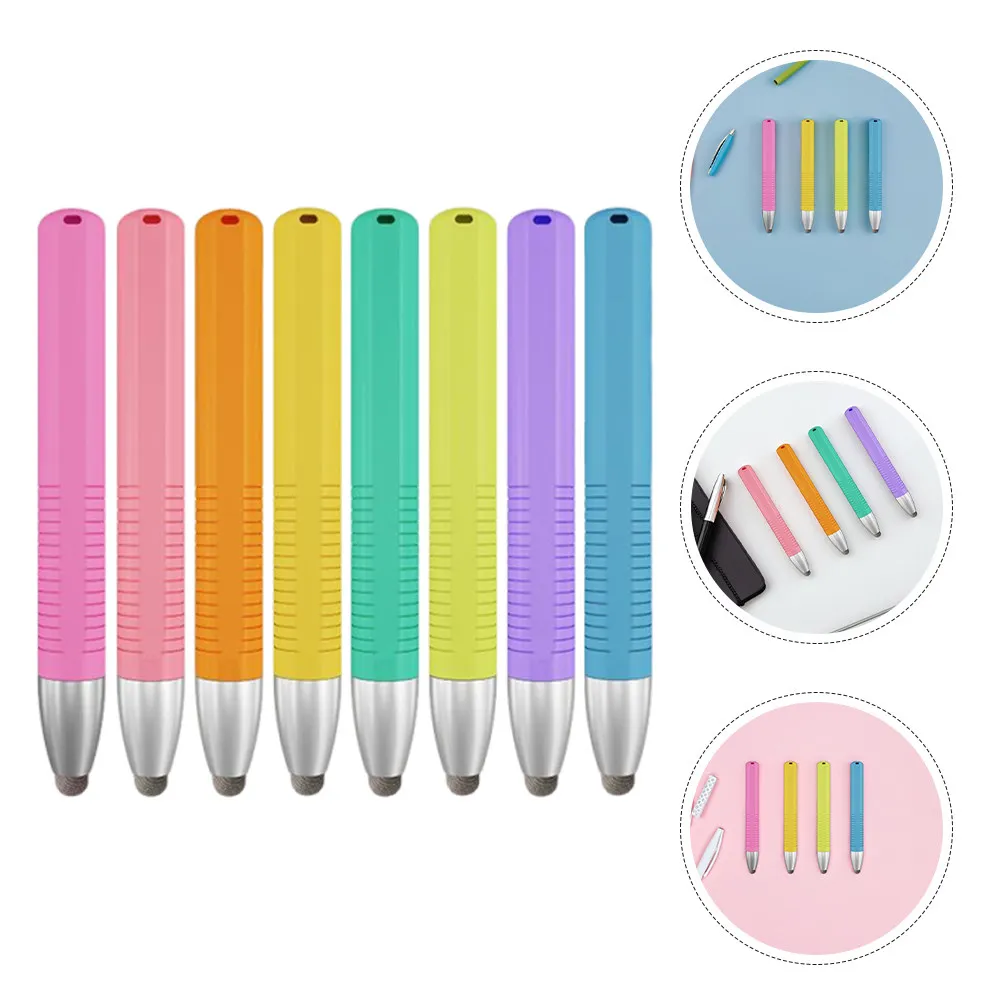

8Pcs Kids Stylus Pens Universal Capacitive Touch Screen Stylus Pen for Tablets Phones High Sensitivity Drawing Writing