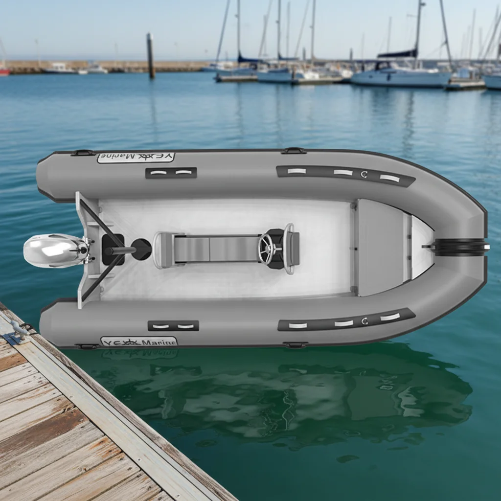 Semi-rigid Aluminum 14ft Rib430 Hypalon/PVC Inflatable RIB Boats for Sale