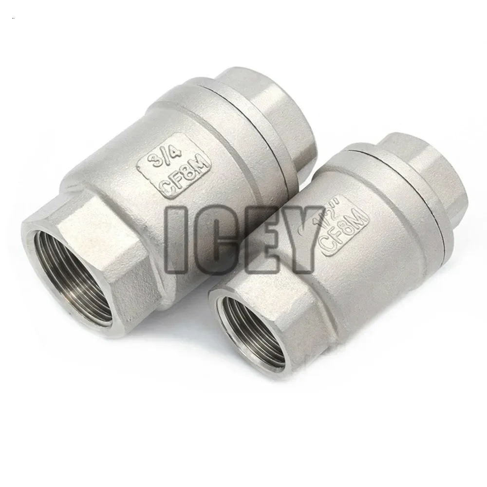 

Обратный клапан Возвратный клапан Нержавеющая сталь 304 1/8 дюйма 1/4 дюйма 3/8 дюйма 1/2 дюйма 3/4 дюйма 1 дюйм Внутренняя резьба Рот проволоки Вертикальный