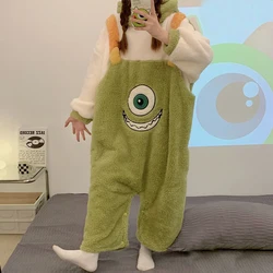 Felpe con cappuccio manica lunga Cartoon Onesies adulto pigiama di un pezzo tuta Sleepwear addensare Loungewear costumi Cosplay di Halloween