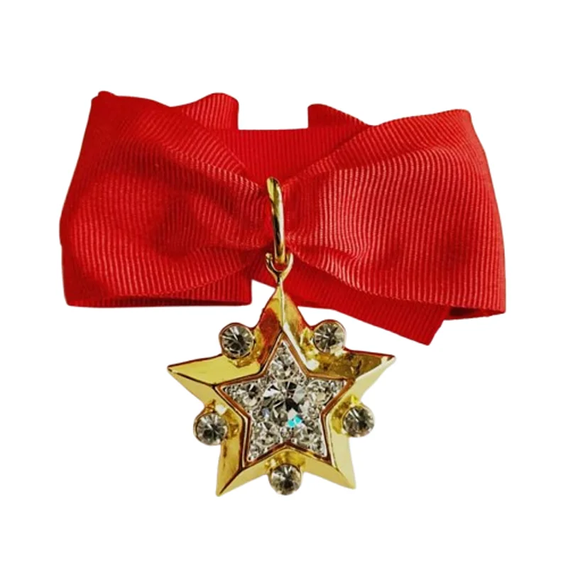 Exquisite Soviet Union Marshal Star Heroism Special Badge Hand Inlaid Zircon CCCP Honor Medal Shining Collectible Gift
