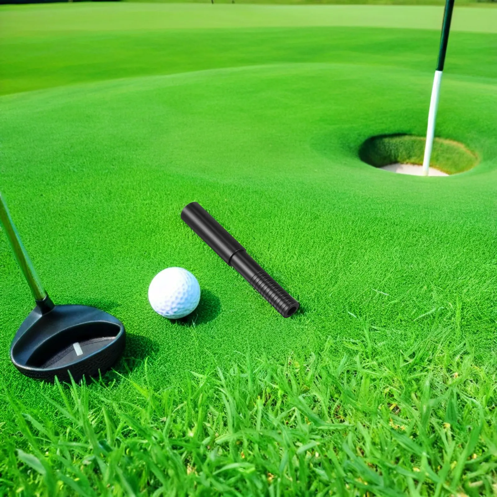 

4Pcs Golf Club Extender Rod Secure Fit Shaft Extension for Putter Iron Wood Maximized Swing Speed Reduced Wrist Strain Men Women