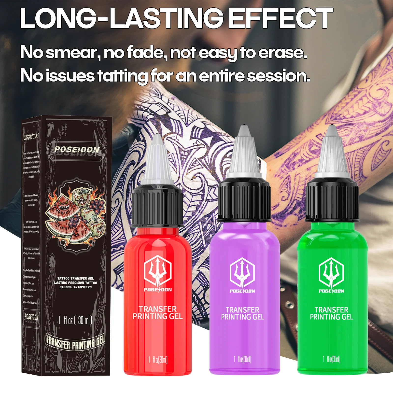 

Fruit Scent TRO 30ML Tattoo Stencil Gel New Tattoo Accessories For Tattoo Transfer Paper Professional Tattoo Stencil Gel