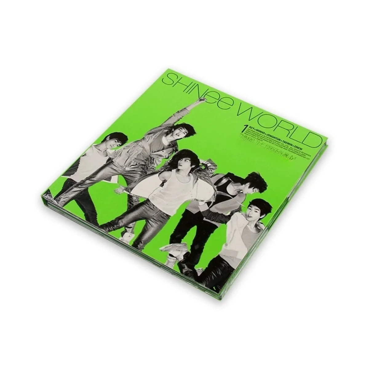 قرص مضغوط لألبوم SHINee "SHINee World" مع كتاب كلمات - مجموعة K-Pop Pop Hits، سجل موسيقي قابل للجمع لمحبي الشباب #6