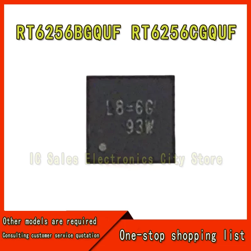 (2-5piece) 100% New RT6256BGQUF RT6256B For Code : L8=.. RT6256CGQUF RT6256C For Code : L9=.. QFN-12 Chipset