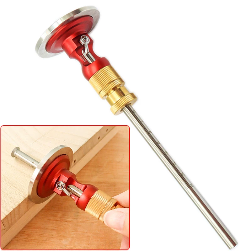 

Wheel Marking Gauge with Fine-tuning Woodworking European Style Scriber Carpentry Parallel Line Drawing Mortise Wood Scribe Tool