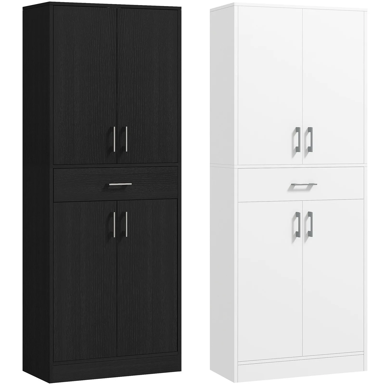 71" Küchenschrank mit Schublade und verstellbarem Regal