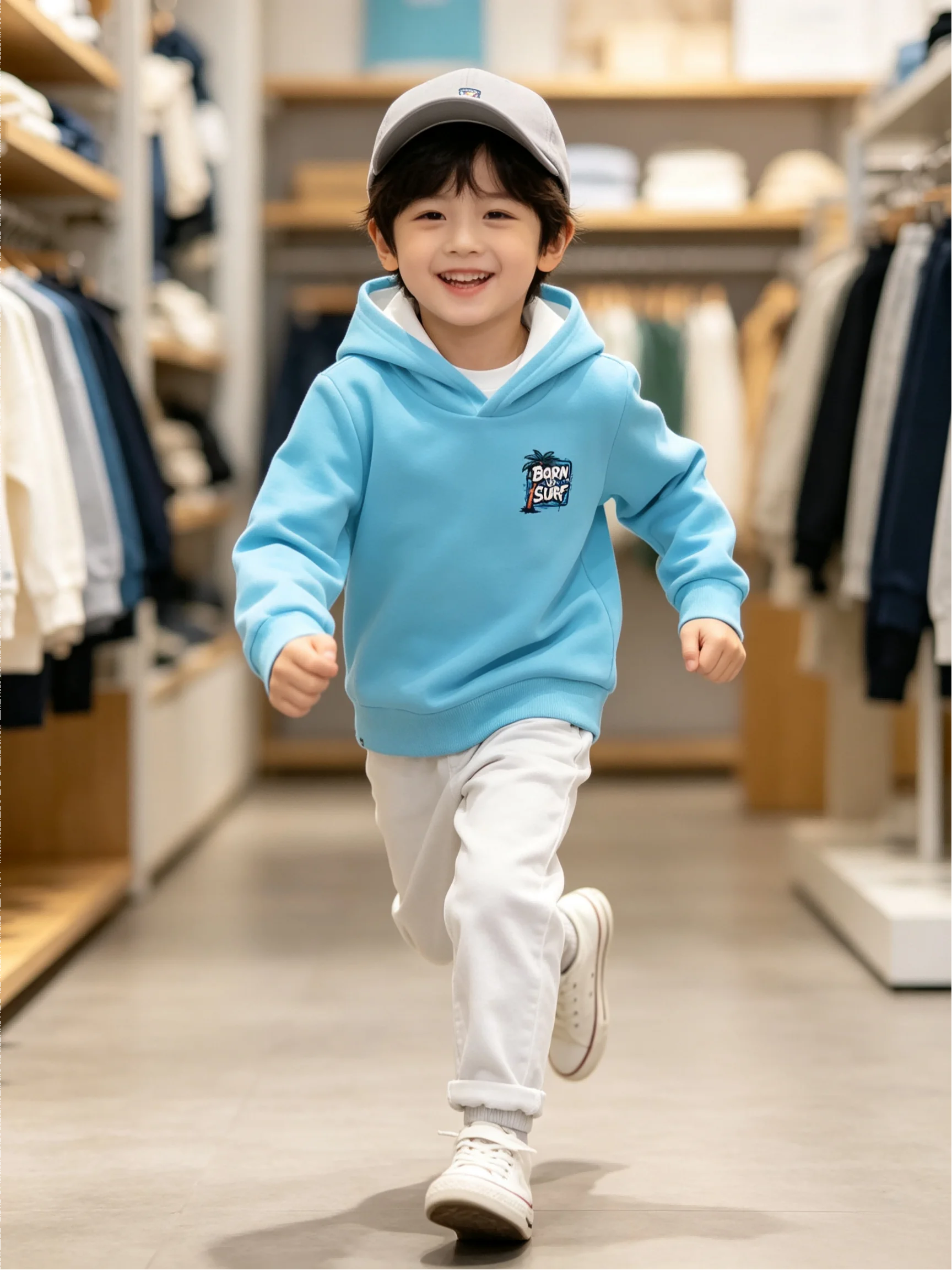 Toddler Hooded Sweatshirt Soft Breathable Kids Hoodie for Boys Girls Casual Daily Wear for Spring Autumn Winter