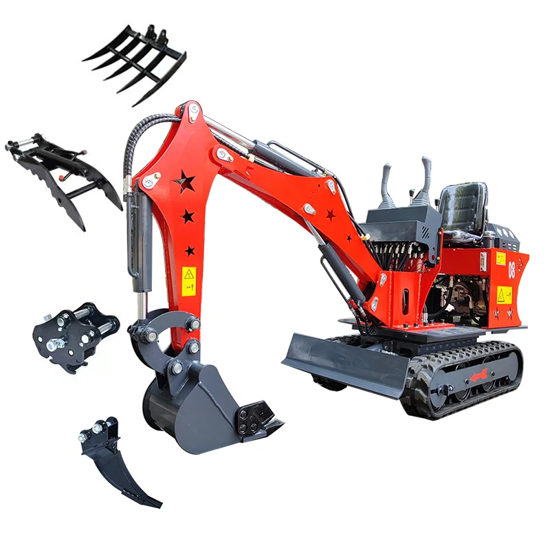 

Индивидуальная заводская цена продажи Маленький мини-экскаватор Bagger 1-тонный экскаватор Мини-гусеничный домашний фермерский экскаватор с EPA CE EURO 5