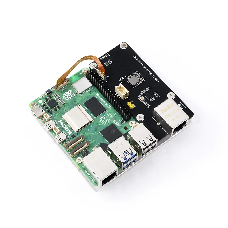 Development Board Kit For Raspberry Pi 5 PCIe Gigabit Ethernet Port Adapter Driver-Free Plug-and-Play Compatible Raspberry Pi OS