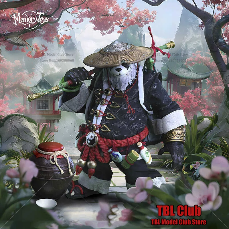 In Stock 1/12 Scale Collectible Memory toys Panda Man Wu Qinglie Action Figure 20cm Solider Figurine Model Full Set Toy for Fans