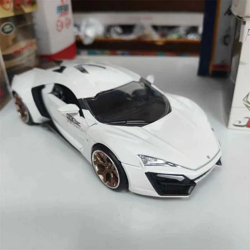 

1:24 LYKAN HYPERSPORT High Simulation Diecast Car Metal Alloy Model Car Children's toys collection gifts J287