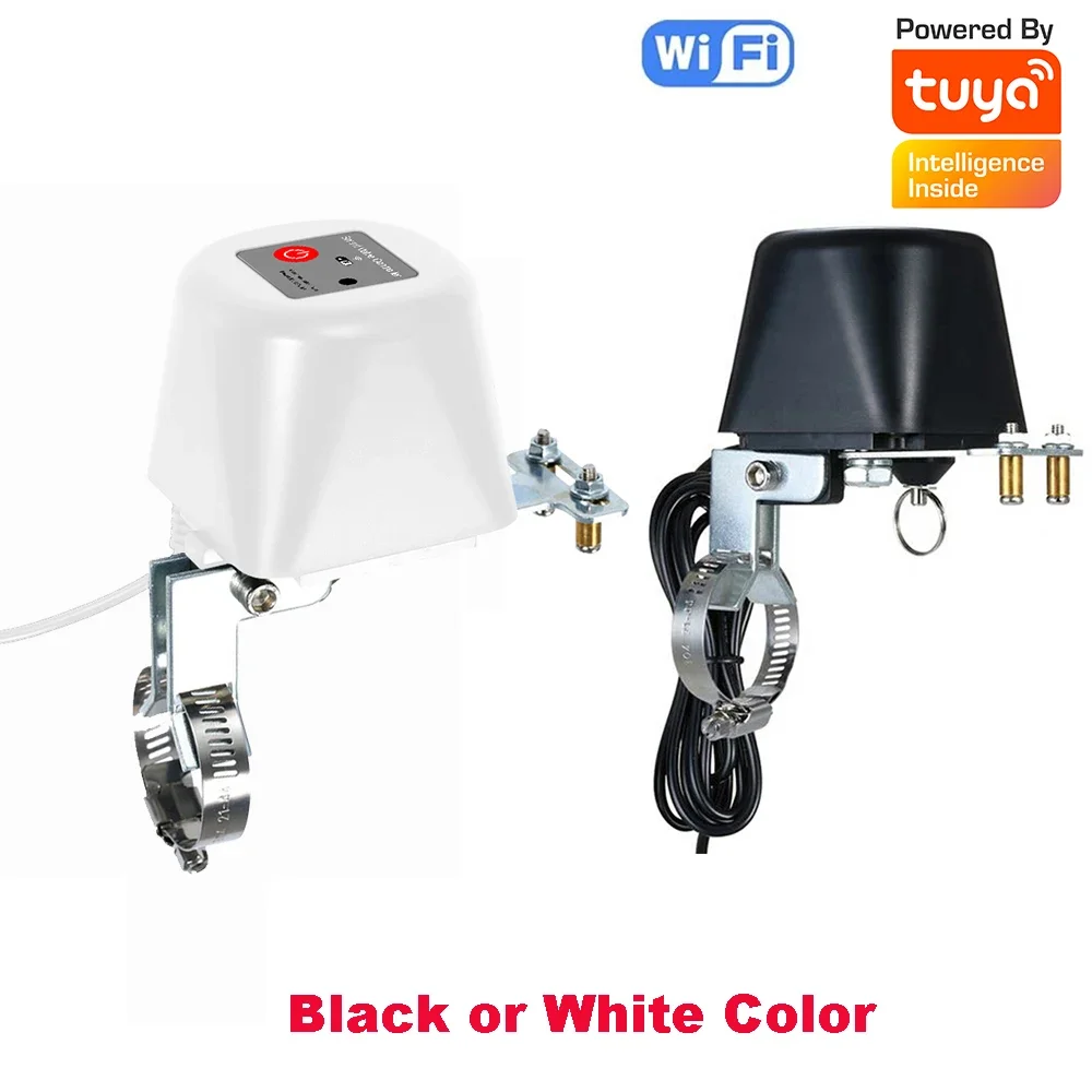 Smart Faucet Controller Support Alexa Google Assistant SmartLife Tuya WiFi Water Valve Gas Shutoff Ball Valve Timer Garden