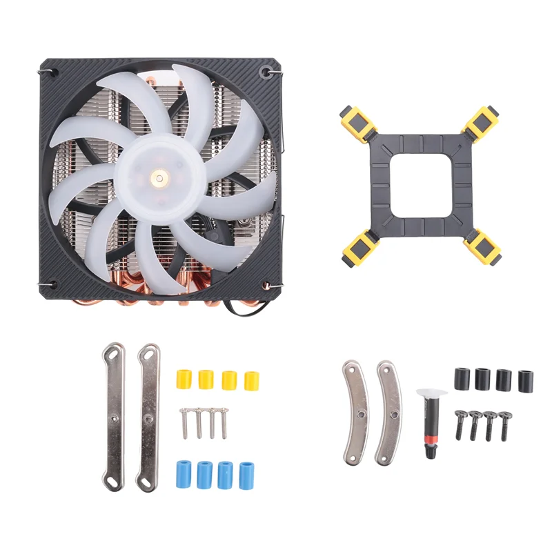 

ZS10C-50 Thin CPU Cooler 50Mm 10 Heat Pipes ITX Down Pressure Radiator TDP 200W For LGA 115X 1700