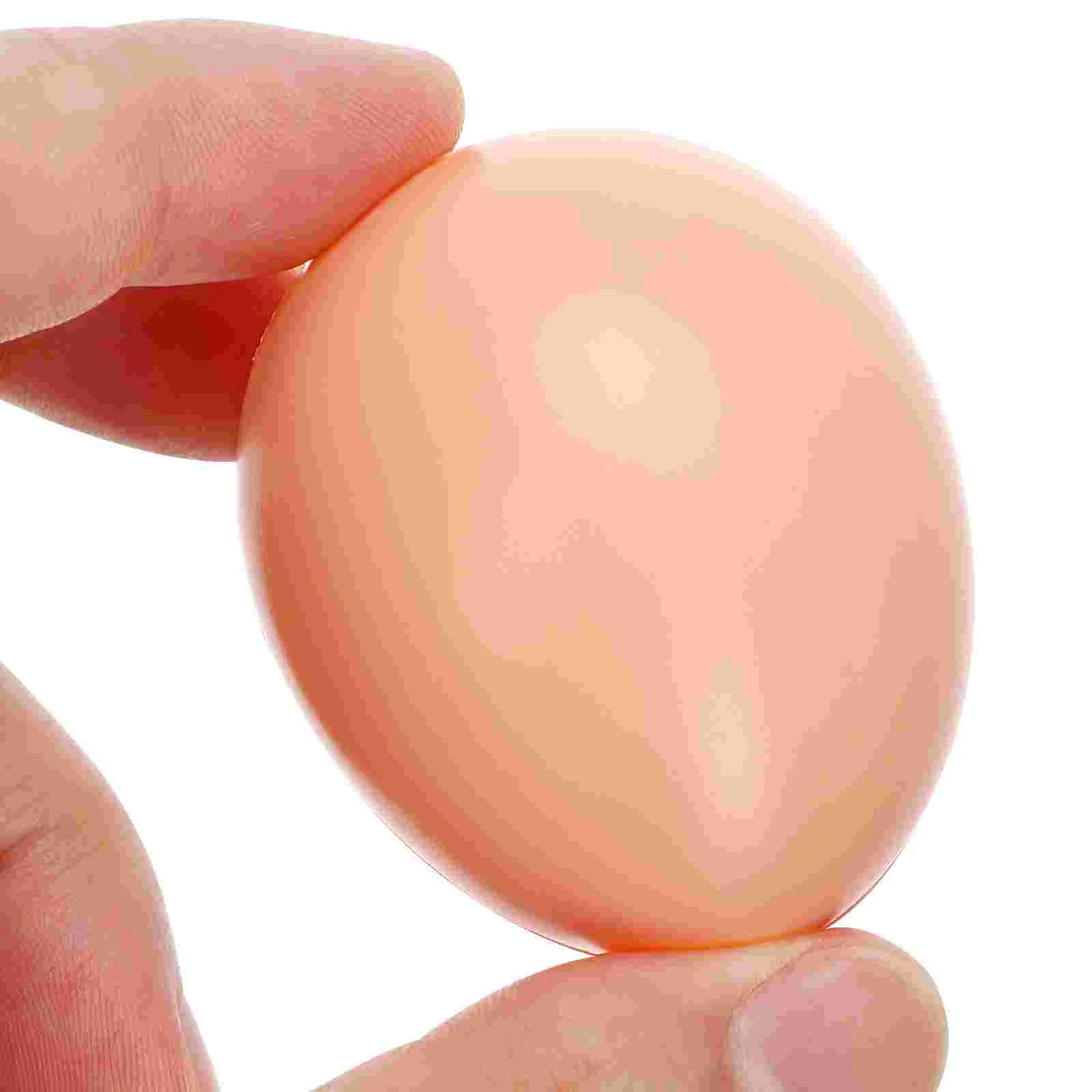 20 Pcs Simulated Plastic Eggs DIY Graffiti Easter Fake Unfinished Painting Festival Kids Toy Artificial Chicken