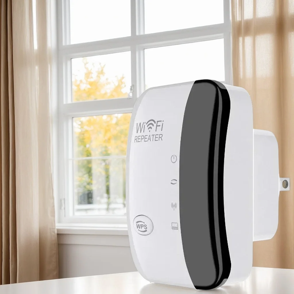 

Wi-Fi повторитель 300M — беспроводной усилитель сигнала для маршрутизаторов ЕС/США, расширяет сквозные стены (спальня/офис)