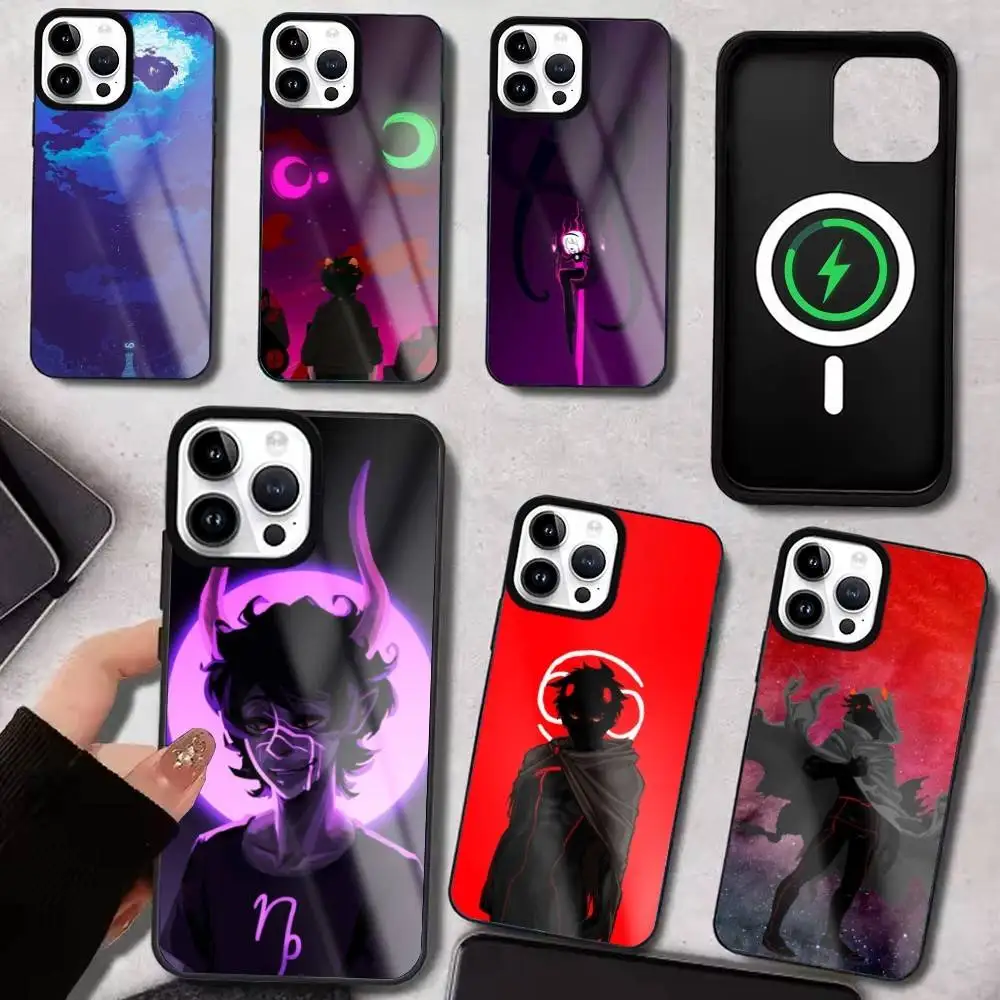 

Zealous H-Homestuck T-Trolls Phone Case For IPhone17 16 15 14 13 12 11 Plus Pro Max Plus Wireless Charger Cover Funda