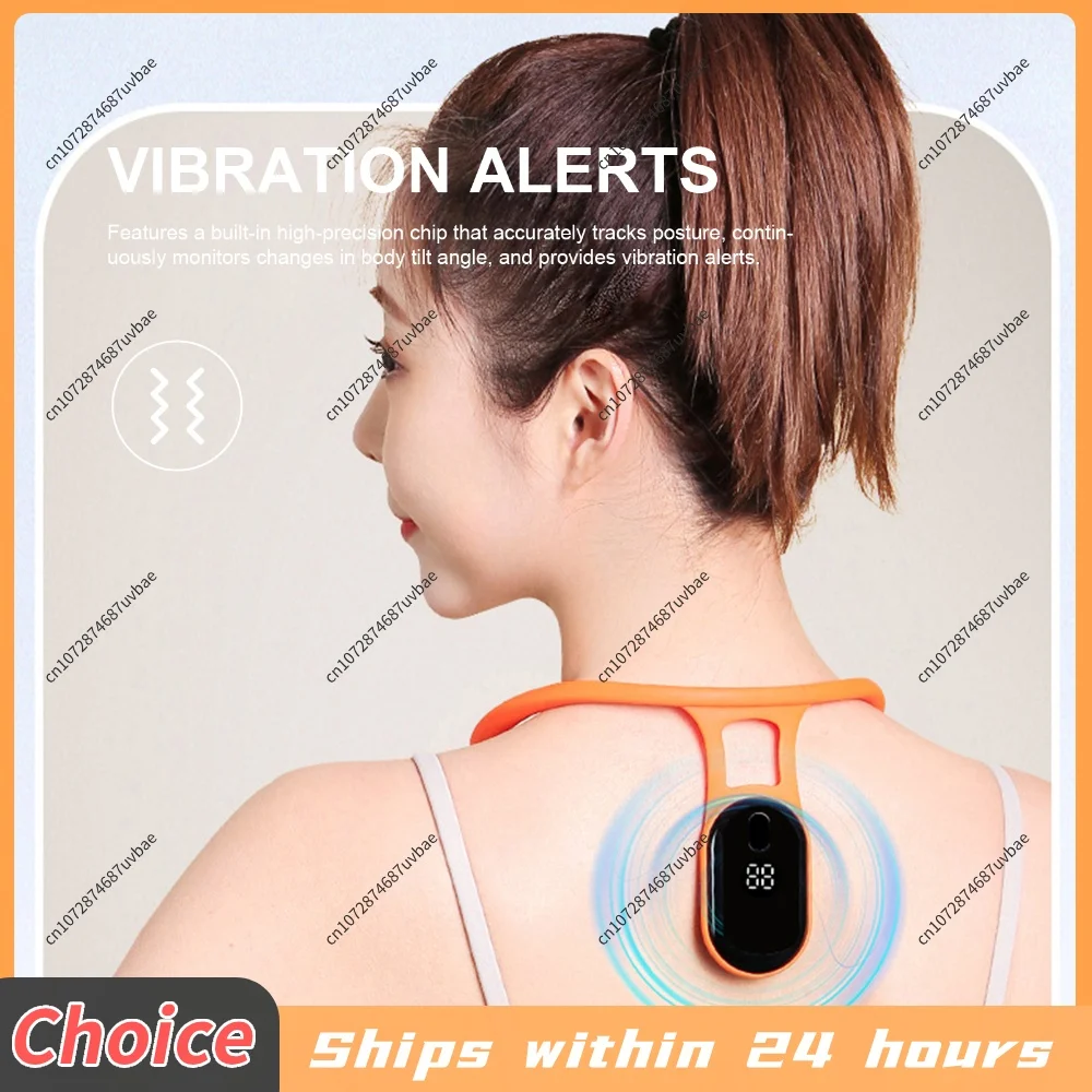 Posture Brace Trainer with Smart Vibration Reminder Neck Hump Corrector Realtime Scientific Monitoring for Men and Women