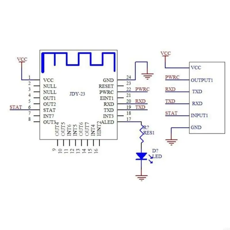 Advanced JDY 23 Bluetooth-compatible 5.0 Slave Controller Module Supporting iBeacon Functionality