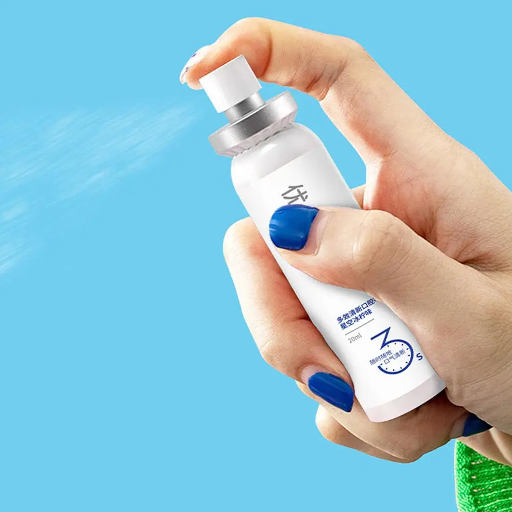 20ML portatile orale fresco Spray al gusto di tè al gelsomino deodorante femminile fragranza persistente deodorante Spray per l'alito Spray per la bocca