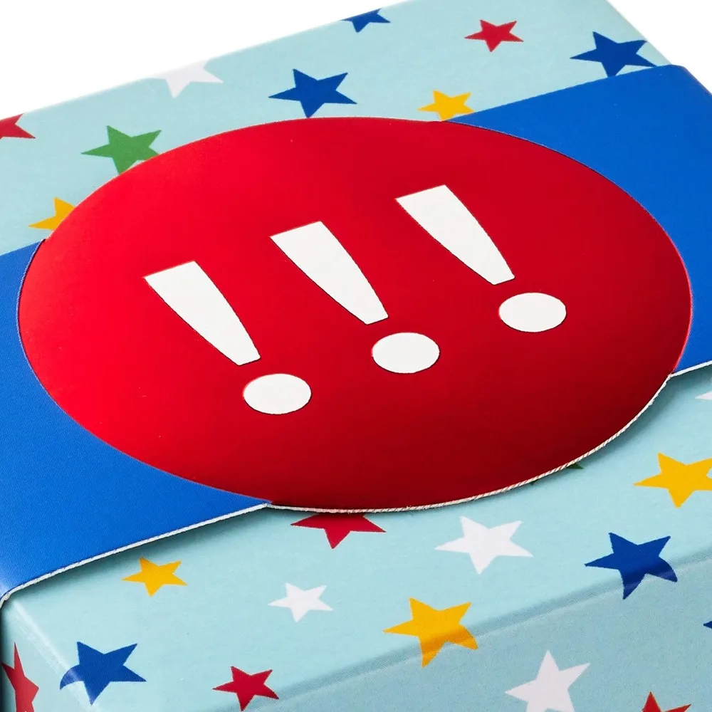 Colorful Gift Boxes Assorted Sizes Rainbow Stripes Dots Stars for Birthday Wedding Graduation Baby Shower Party All Occasions Treats Cookies Packaging view 6