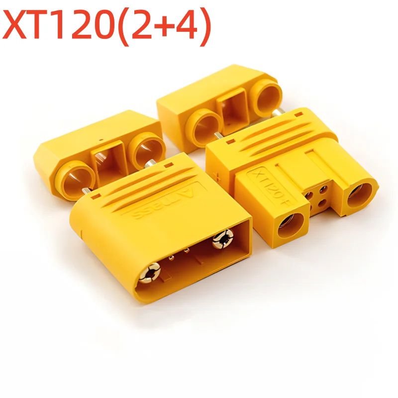 

1PCS XT120-M/F high current male and female model aircraft plug lithium battery UAV through machine connector