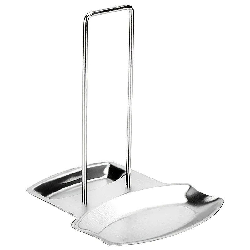 Kitchen Storage Rack Holder Stainless Steel Pot Lid Rack Detachable Pan Cover Shelf Spatula Holder Spoon Stand Kitchen Tools