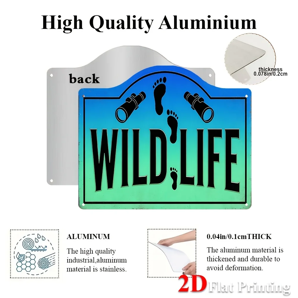 1pc,2D Flat, Aluminum Sign Sheet Painting 