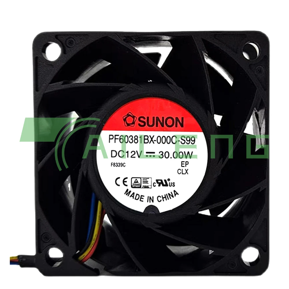 

Brand For Sunon PF60381BX-000C-S99 60*60*38mm 12V 30W Cooler Cooling Fan