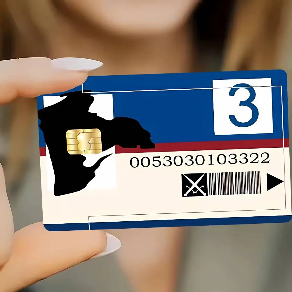 لعبة A-ارينا B-breakouts I-infinites ملصقات بطاقات ديكور مقاوم للماء فيلم غطاء الجلد الخصم الائتماني الجبهة البنك حافلة تمرير