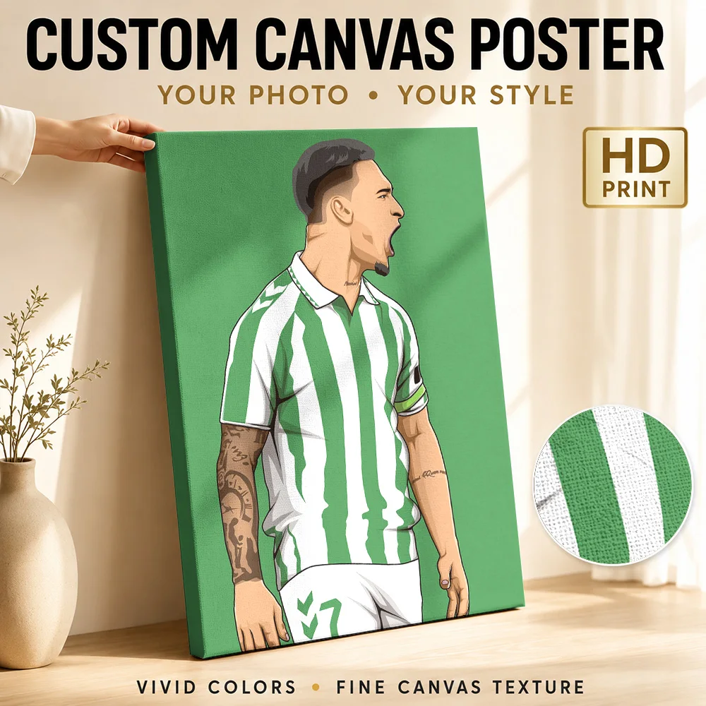 Martin Zubimendi Soccer Tribute Canvas Poster Monochrome Canvas Wall Art With Personalized Photo For Home Gym Ideal Coach Gift