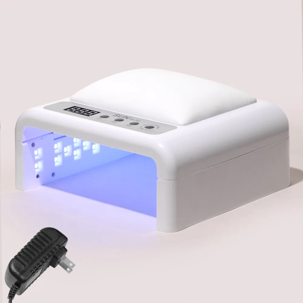 Opvouwbare UV LED-nagellamp en nageldroger met 72 LED-kralen, krachtige snelle uitharding voor gelnagels