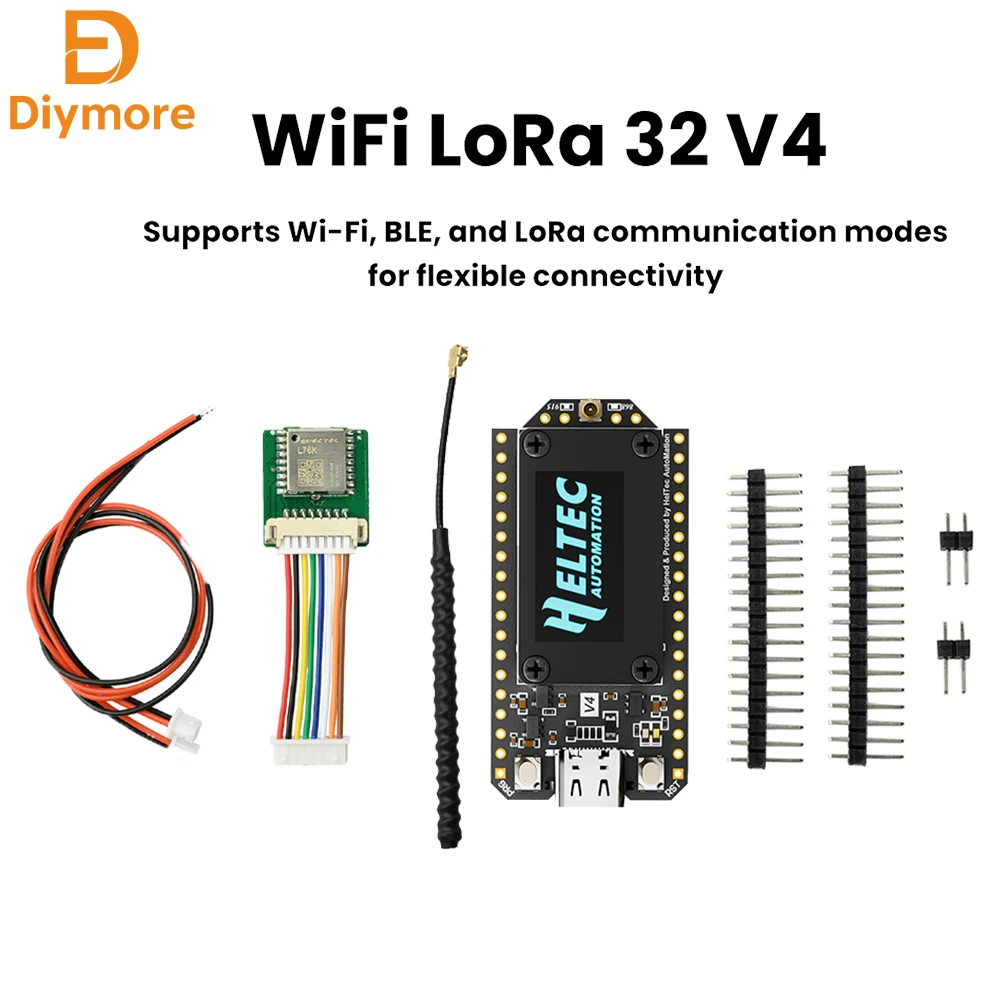 

ESP32-S3R2 WIFI LoRa 32 V4 ESP32 Bluetooth WIFI Development Board With 0.96-inch OLED Screen Low-Power IOT Type C Interface