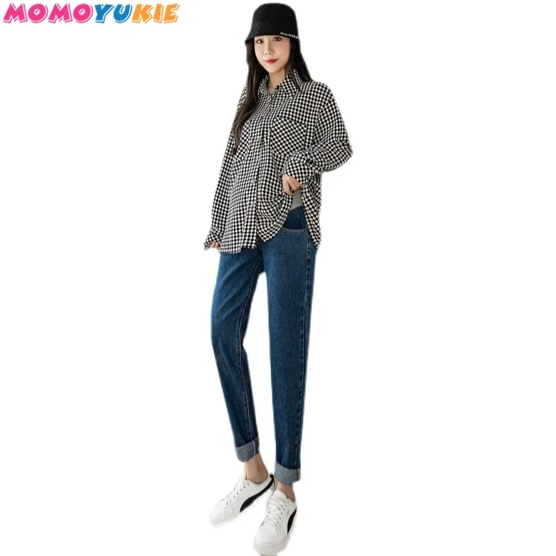 maternity pants clothing Pregnant woman pregnancy clothes harem  jeans grossesse women embarazada femme enceinte trousers