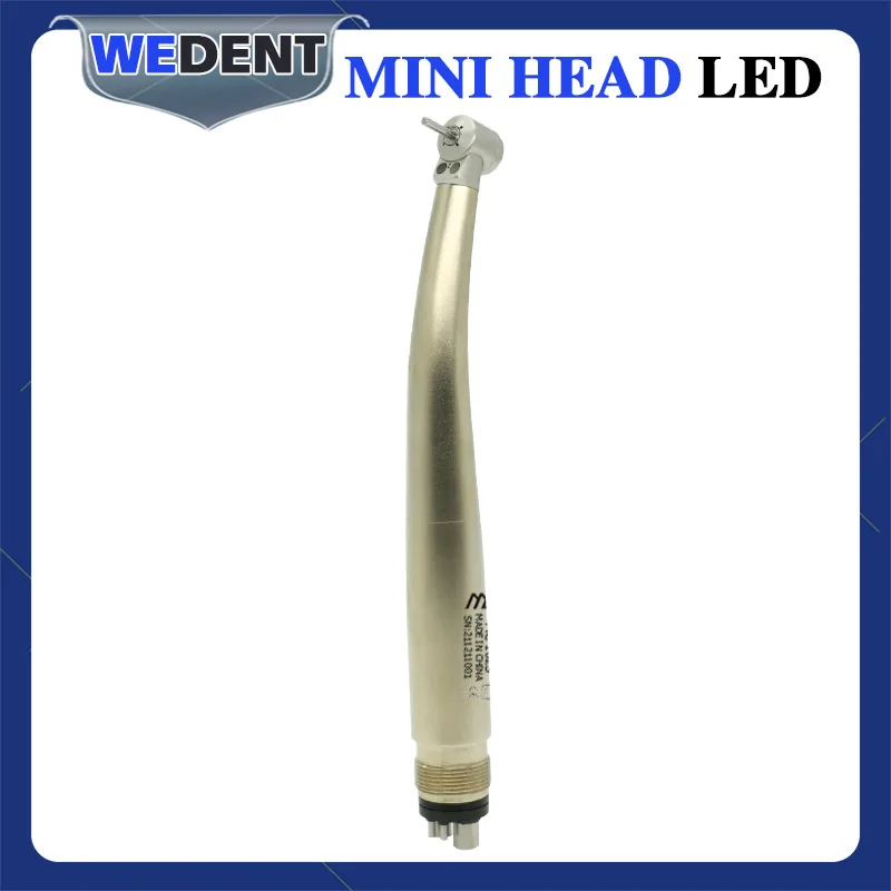 Dental Mini Head Children LED High Speed Handpiece E-generator Push Button  2/4 holes turbine with good  quality