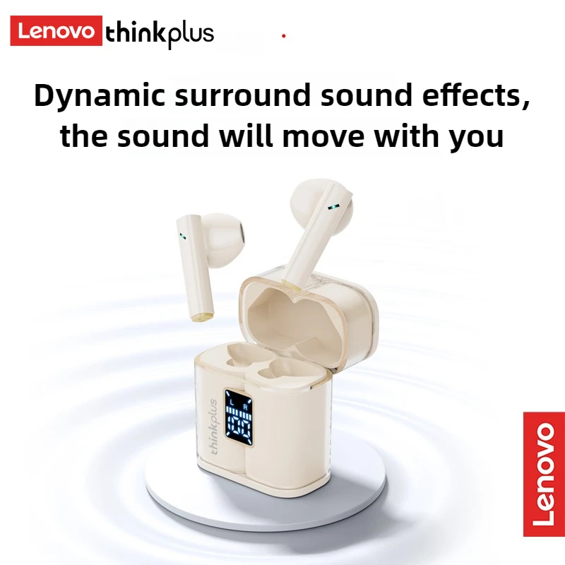 اختيار لينوفو XT56 TWS سماعات ستيريو HIFI لاسلكية تصميم مريح سماعات رياضية LED مؤشر البطارية سماعات الأذن #4
