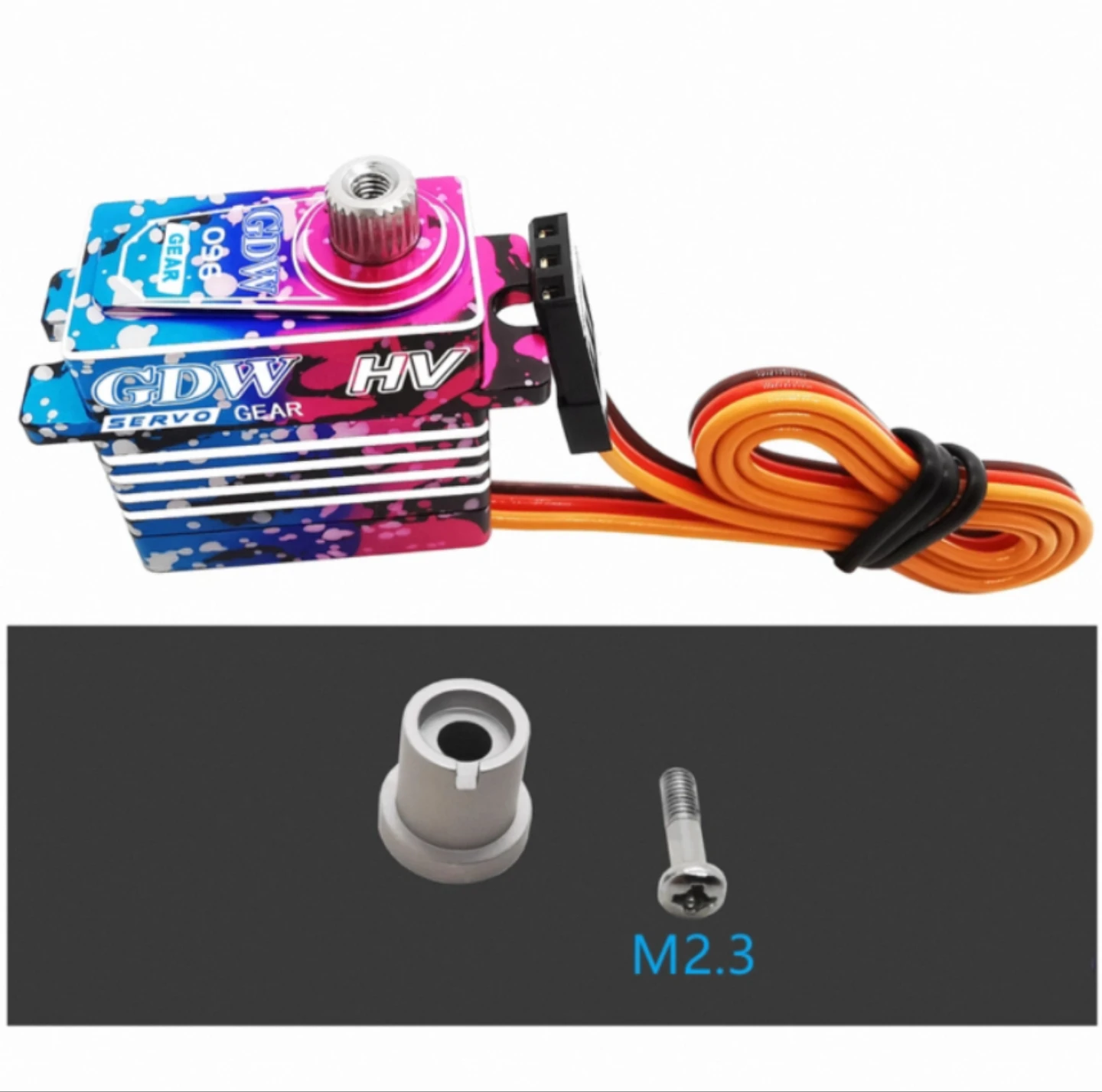 GDW DS096 4,5 kg 0,06 sec hoge snelheid waterdicht IPX8 20 g volledig metalen HV digitale kernloze microservo voor 1/8 1/10 RC auto TRX4 robot