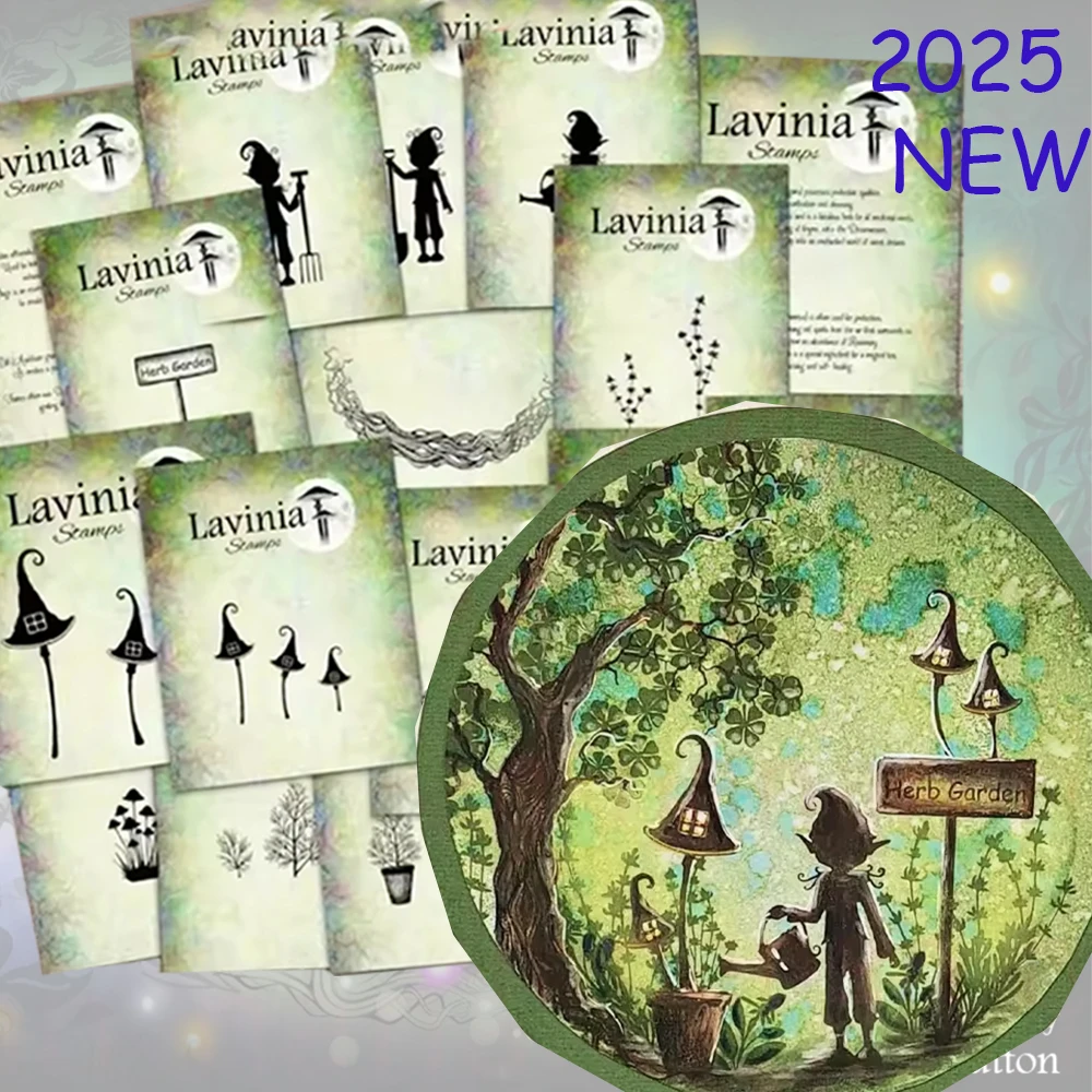 

2025 New Release February plant Stamps Elf stamp Stencil Scrapbooking Decoration Embossing Template DIY Greeting Card Handmade